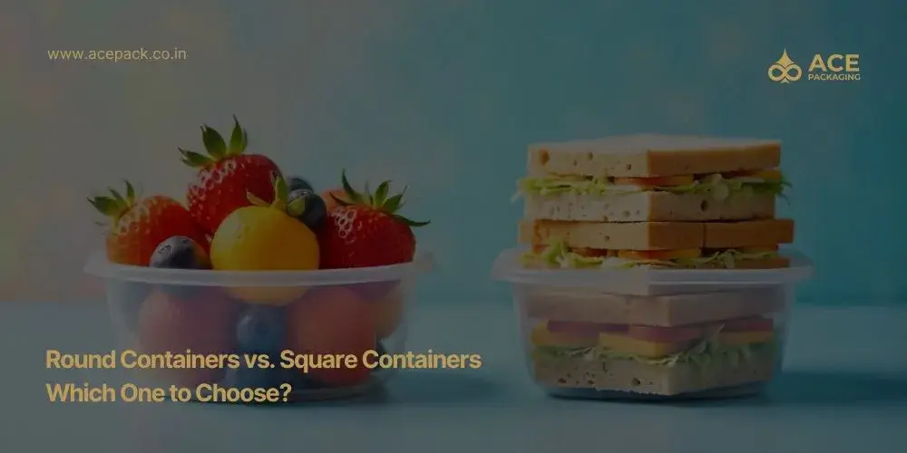 Round Containers and Square Containers